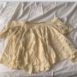 Off the shoulder shirt